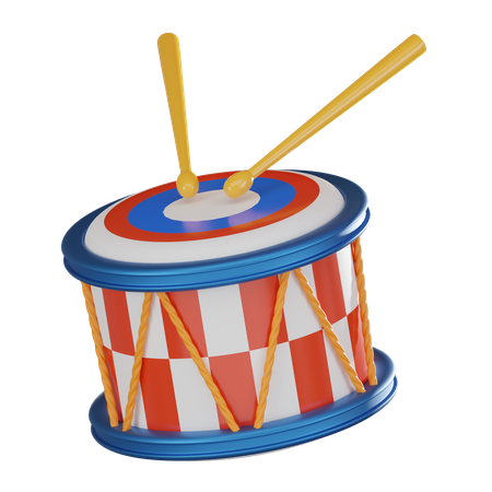 Drum  3D Icon