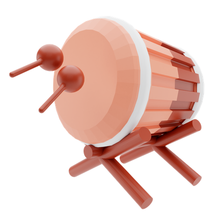 Drum  3D Illustration