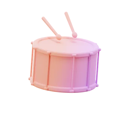 Drum  3D Illustration