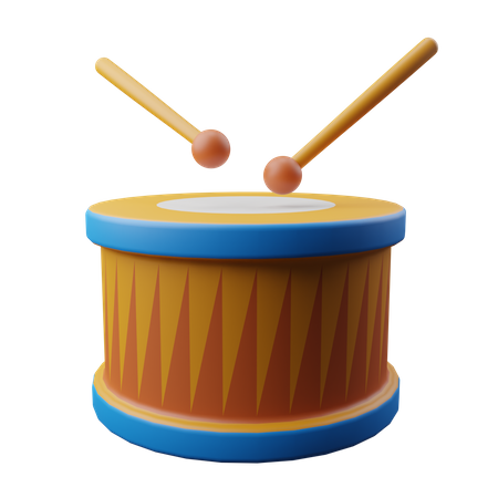 Drum 3D Illustration
