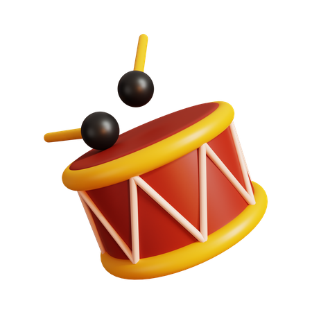 Drum 3D Illustration