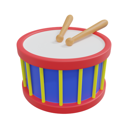 Drum 3D Icon