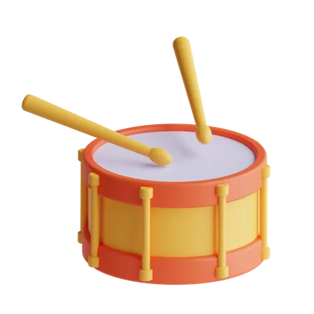 Drum  3D Icon