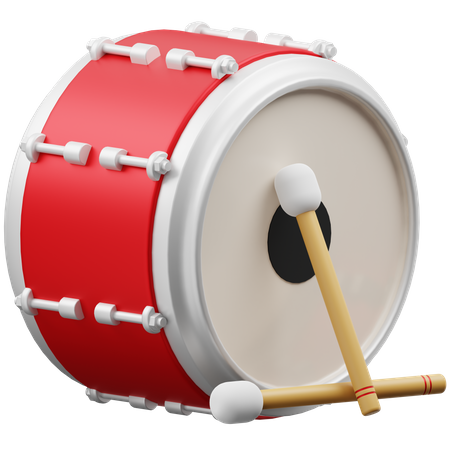 Drum Bass 3D Icon