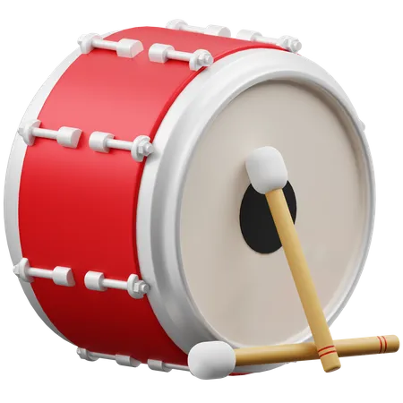 Drum Bass  3D Icon