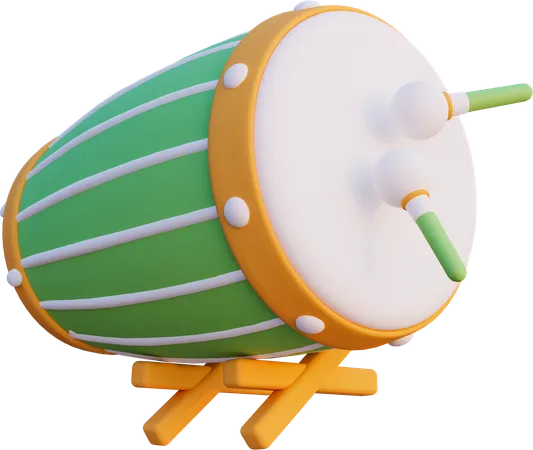 Drum Bedug  3D Icon