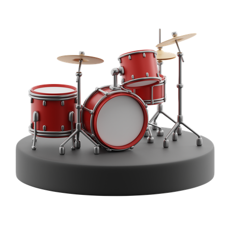 Drum Kit  3D Icon