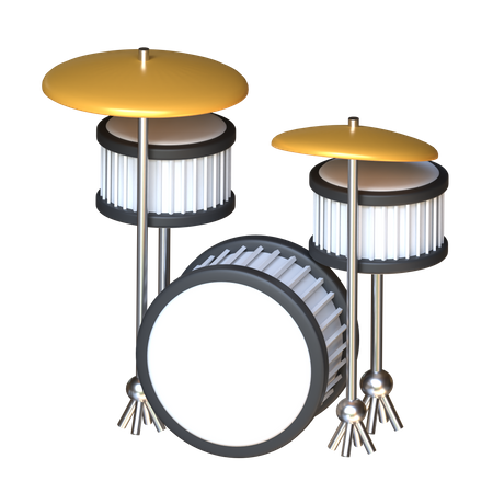 Drum Kit  3D Icon