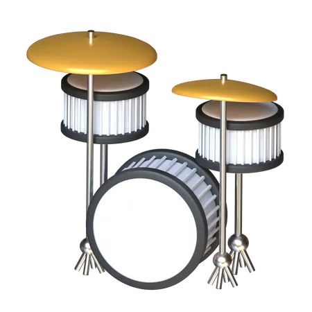 Drum Kit  3D Icon