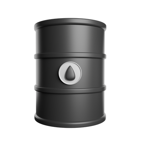 Drum Oil  3D Illustration