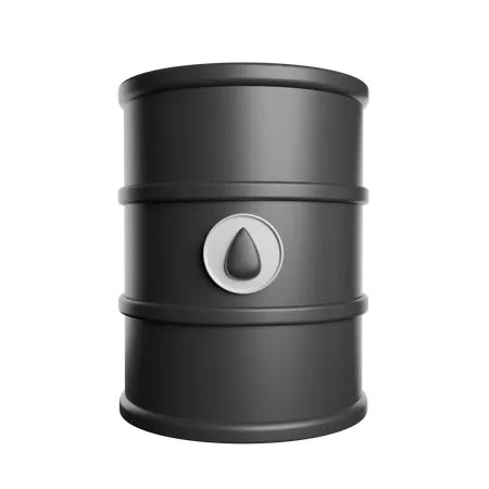 Drum Oil  3D Illustration