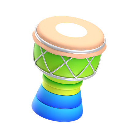 Drum Percussion  3D Icon