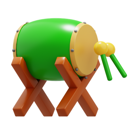 Drum Ramadan  3D Icon