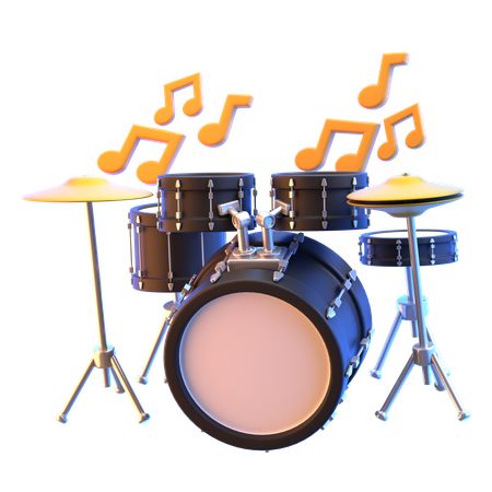 Drum Set  3D Icon