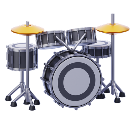 Drum Set  3D Icon