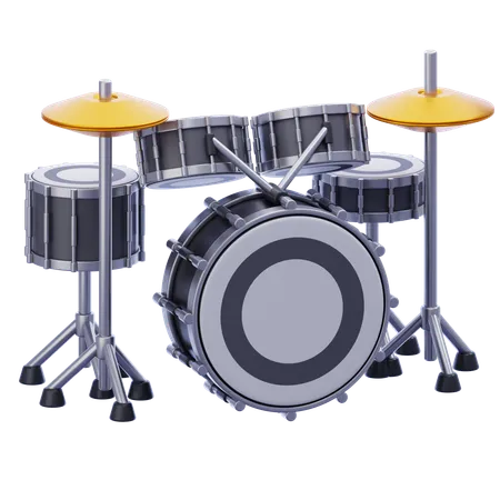 Drum Set  3D Icon