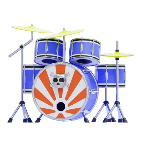 Drum Set  3D Icon