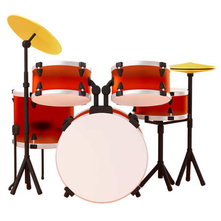 Drum set  3D Icon