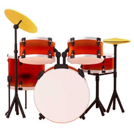 Drum set  3D Icon