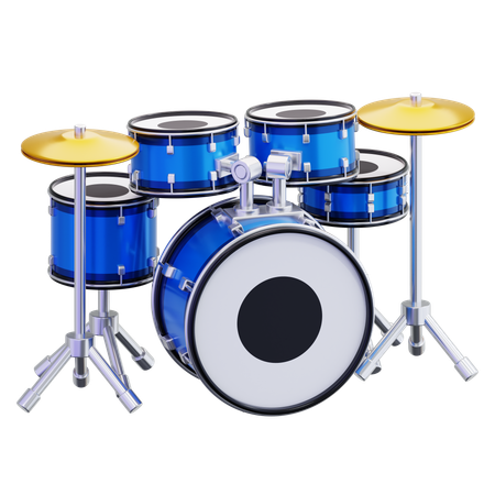 Drum Set  3D Icon