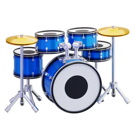 Drum Set  3D Icon