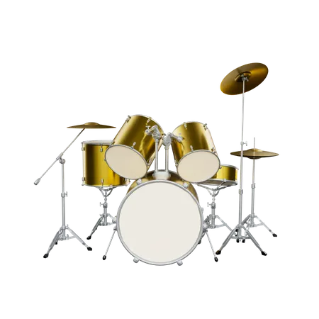 Drum Set  3D Icon