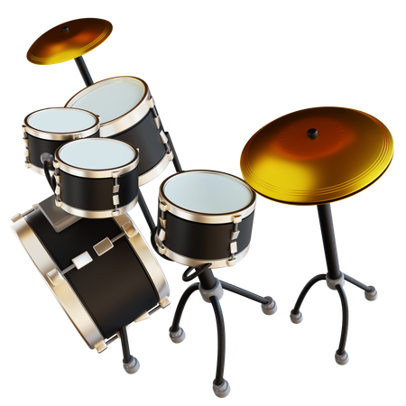 Drum Set  3D Icon