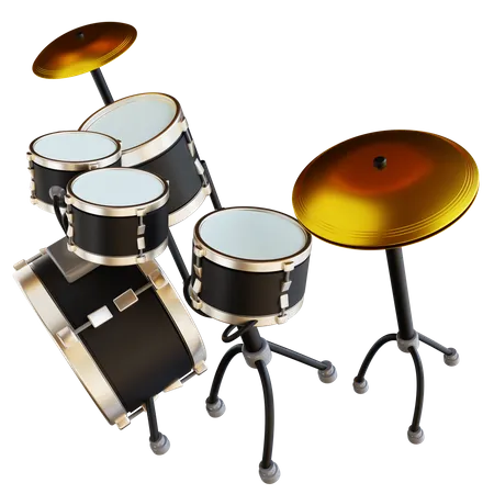 Drum Set  3D Icon