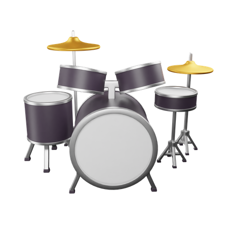 Drum Set  3D Icon