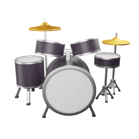 Drum Set  3D Icon