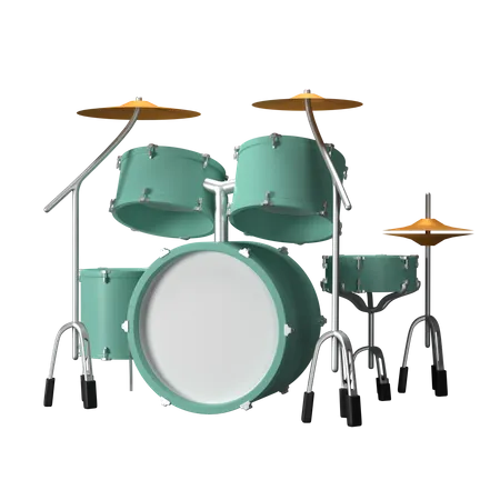 Drum Set  3D Icon