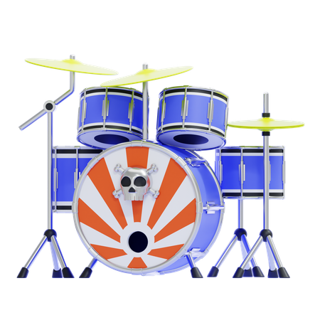 Drum Set  3D Icon