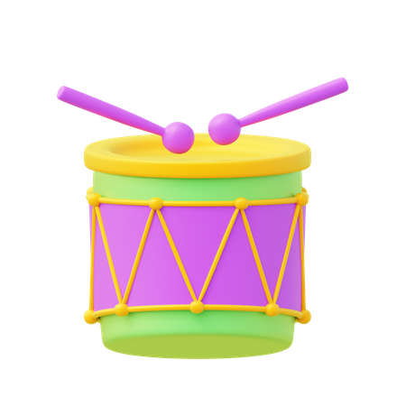 Drum Stick 3D Illustration