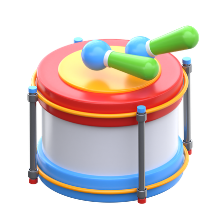 Drum Toy  3D Icon