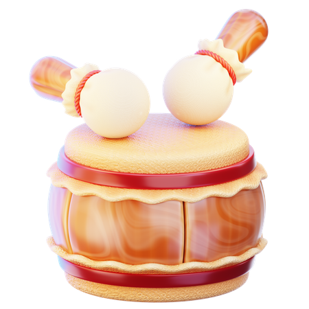 Drum Toy  3D Icon