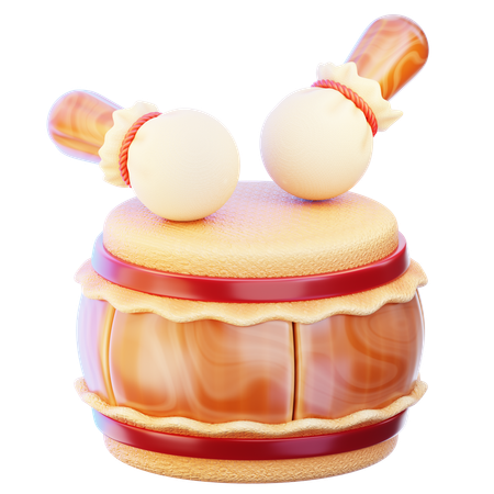 Drum Toy  3D Icon