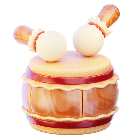 Drum Toy  3D Icon