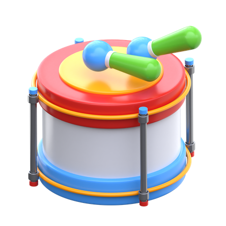 Drum Toy  3D Icon