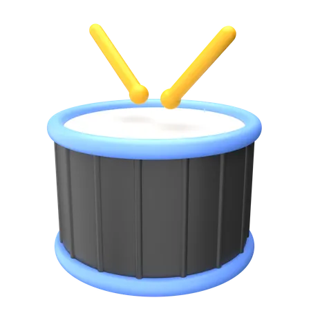 Drums  3D Illustration