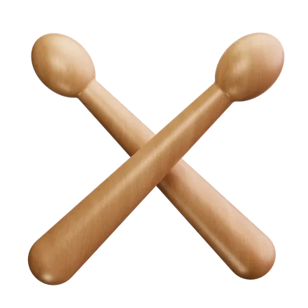 Drumstick  3D Icon