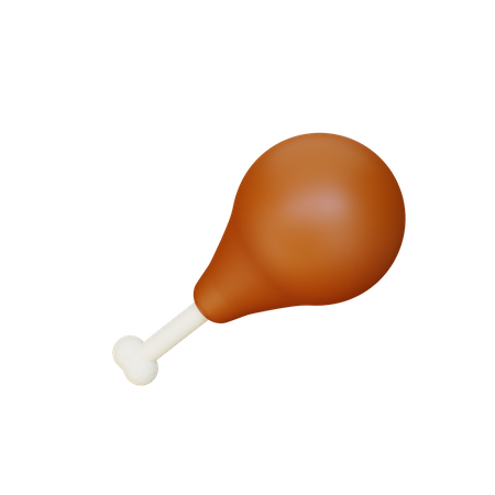 Drumstick  3D Illustration