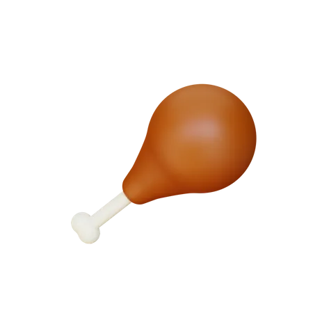 Drumstick  3D Illustration