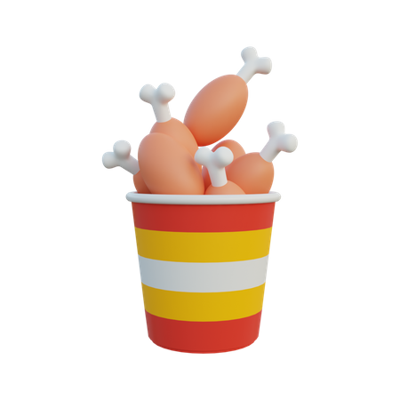 Drumstick  3D Illustration