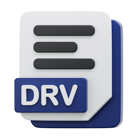 DRV FILE  3D Icon