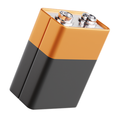 Dry Cell Battery  3D Icon