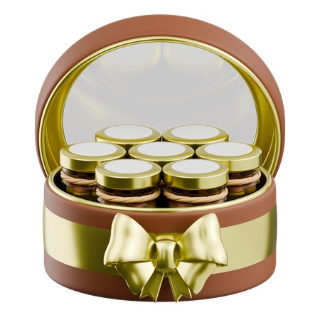 Dry Fruits Hamper  3D Icon