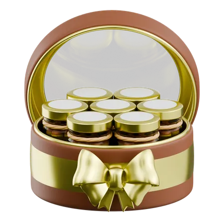 Dry Fruits Hamper 3D Icon