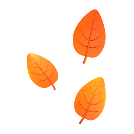 Dry Leaves  3D Icon