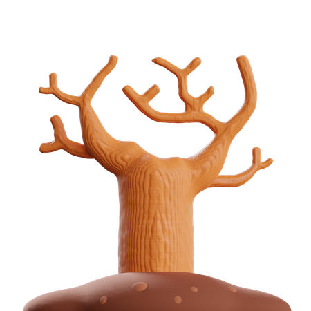 Dry tree  3D Icon