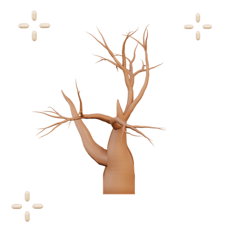 Dry Tree  3D Icon